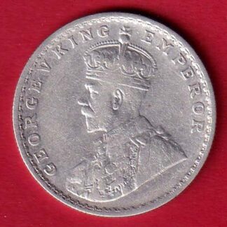 British India 1911 George v One Rupee beautiful silver coin– FC5822