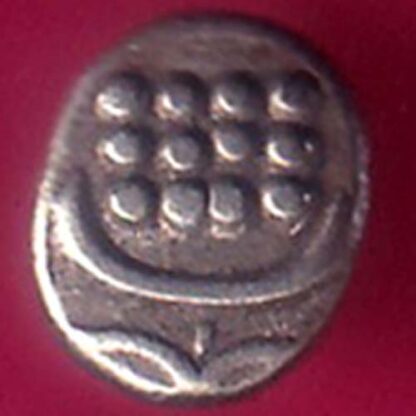 TRAVANCORE STATE RAJARAM VERMA IV SILVER CHUKRAM COIN-  F7888 - Image 2