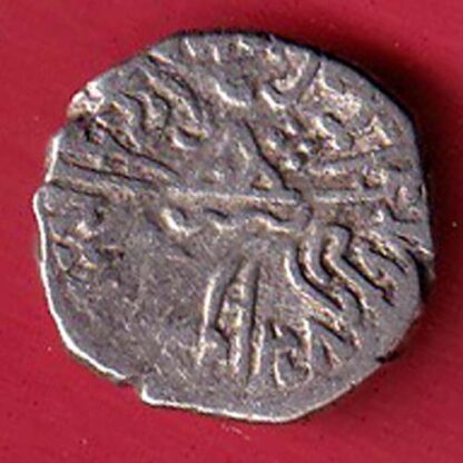 ANCIENT INDIA KSHATRAP DYNASTY KINGS PORTRAIT RARE SILVER Beautiful Coin - F7939 - Image 2