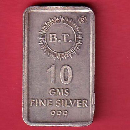 SILVER BAR: W – 10.00 gm BHARAT TRADARS Weight – 10.00 gm– FC5650 - Image 2