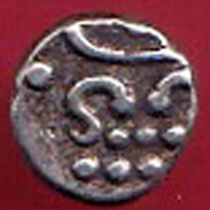 TRAVANCORE STATE RAJARAM VERMA IV SILVER CHUKRAM COIN– FC5654