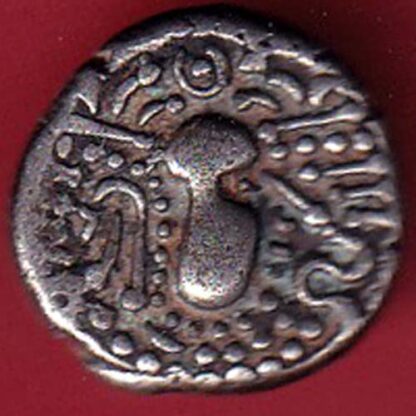ANCIENT INDIA GADHAYA DYNASTY KING PORTRAIT COIN– FC5778 - Image 2