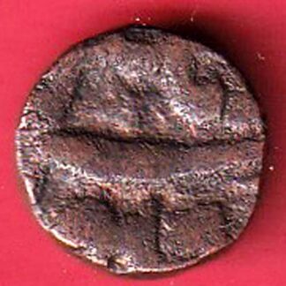 MUGHALS AKBAR BURHANPUR MINT 1/4 DAM COPPER COIN - FC5912