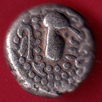 ANCIENT INDIA GADHAYA DYNASTY KING PORTRAIT COIN– FC5931 - Image 2