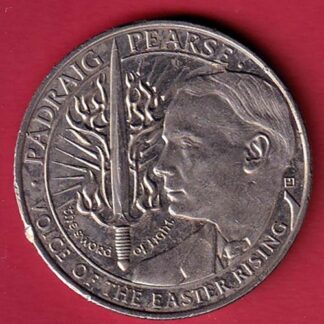 1922 Padraig Pearse Voice of the Easter Rising Irish Free State Silver Medal -  F7941