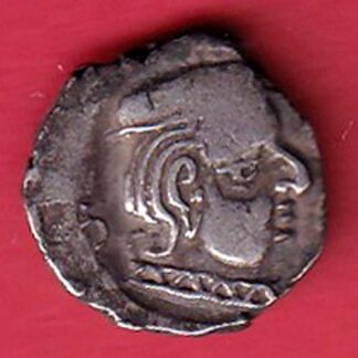 ANCIENT INDIA KSHATRAP DYNASTY KINGS PORTRAIT RARE SILVER Beautiful Coin  -  F7946