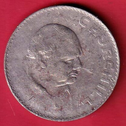 United Kingdom 5 shillings, 1965 Winston Churchill Memorial – FC5736 - Image 2