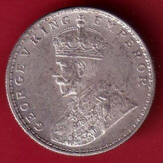 British India 1917 bombay mint George v Emperor One Rupee silver coin– FC5784