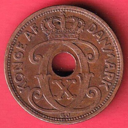 5 Øre - Christian X konge af danmark – FC5800 - Image 2