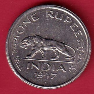 george vi king emperor 1947 one rupee coin – FC5816