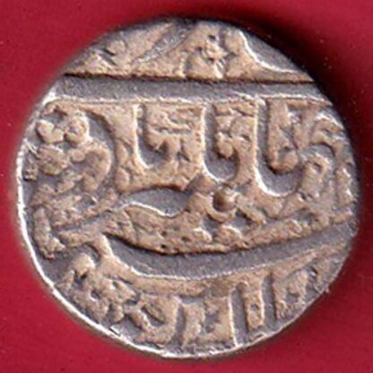 Mughals Jahangir Ahmednagar Mint One Rupee Silver coin – F8142