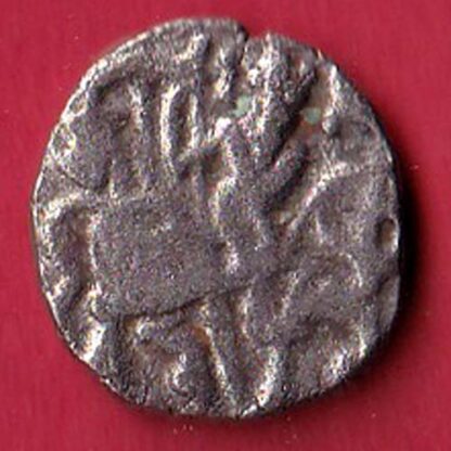 DELHI SULTAN SAMANT DEVA HORSE MAN & BULL TYPE COIN – F8144 - Image 2