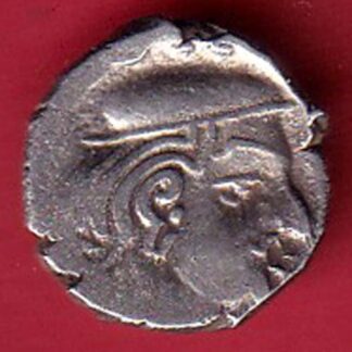 ANCIENT INDIA KSHATRAP DYNASTY KINGS PORTRAIT RARE SILVER Beautiful Coin– F8083