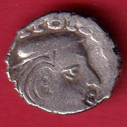 ANCIENT INDIA KSHATRAP DYNASTY KINGS PORTRAIT RARE SILVER Beautiful Coin – F8034