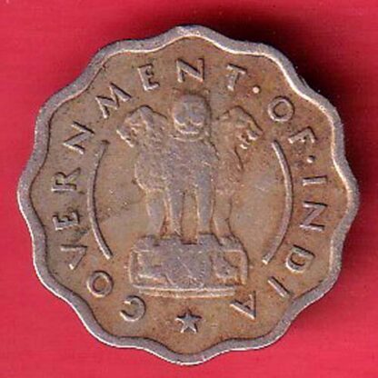 Government Of India 1954 One Anna Coin – F7974 - Image 2
