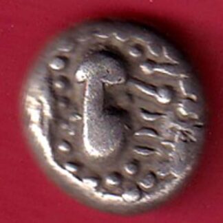 ANCIENT INDIA GADHAYA DYNASTY KING PORTRAIT COIN – F7976