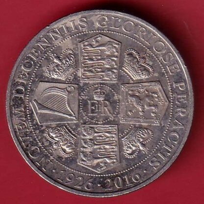 WORLD COIN ELIZABETH II DEI-GRA REGINA. GIBRALTAR ONE CROWN NOVEM – F7978 - Image 2