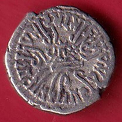 ANCIENT INDIA KSHATRAP DYNASTY KINGS PORTRAIT RARE SILVER Beautiful Coin– F7994 - Image 2