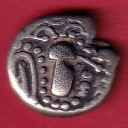 ANCIENT INDIA GADHAYA DYNASTY KING PORTRAIT COIN– F7996