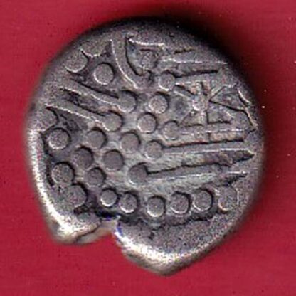 ANCIENT INDIA GADHAYA DYNASTY KING PORTRAIT COIN– F7996 - Image 2