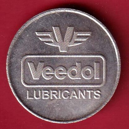 GEORGE V KING EMPEROR VEEDOL LUBRICANT SILVER TOKEN -  F8022 - Image 2
