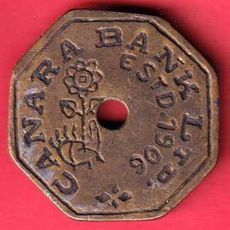 BANK TOKEN CANARA BANK LTD. ESTD.1906 B.H.ROAD, SHIMOG 10  -  F8026