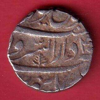 GWALIOR STATE SHAH ALAM II BURHANPUR MINT ONE RUPEE -  F8030