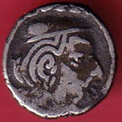 ANCIENT INDIA KSHATRAP DYNASTY KINGS PORTRAIT RARE SILVER Beautiful Coin - FC5934 - Image 2