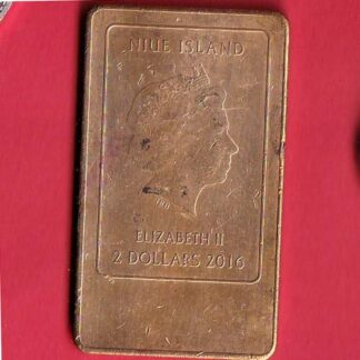 PEDER BALKE 1804-1887 STETIND TAKE 1864 NIEU ISLAND ELIZABETH II 2 DOLLARS 2017  :- F8060