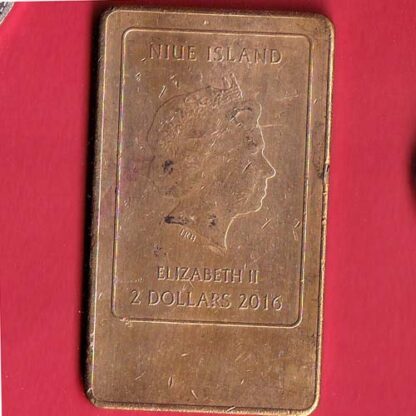 PEDER BALKE 1804-1887 STETIND TAKE 1864 NIEU ISLAND ELIZABETH II 2 DOLLARS 2017  :- F8060