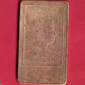 PEDER BALKE 1804-1887 STETIND TAKE 1864 NIEU ISLAND ELIZABETH II 2 DOLLARS 2017 – F8061