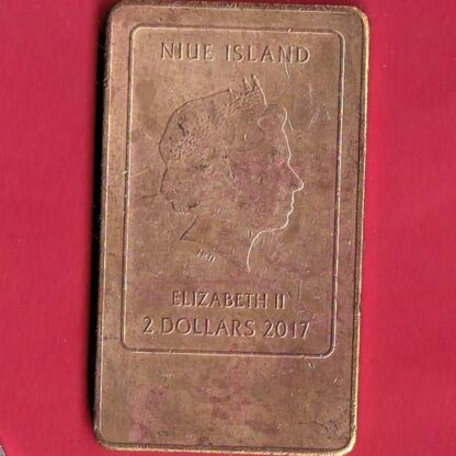 PEDER BALKE 1804-1887 STETIND TAKE 1864 NIEU ISLAND ELIZABETH II 2 DOLLARS 2017 – F8061