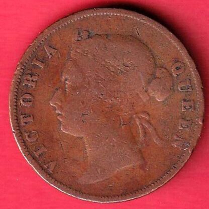 STRAITS SETTLEMENTS 1898 EDWARD VII ONE CENT  – F8000 - Image 2