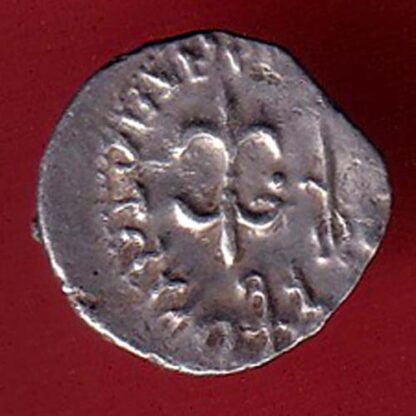 ANCIENT INDIA NAHAPAN DYNESTY KINGS PORTRAIT SILVER COIN– FC5949 - Image 2