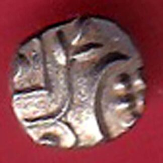 TRAVANCORE STATE RAJARAM VERMA IV SILVER CHUKRAM COIN- FC5971