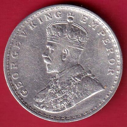 British India 1911  George v one Rupee silver coin – FC5977 - Image 2