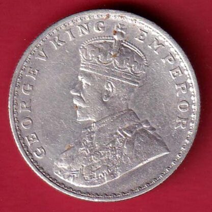 British India 1911 George v one Rupee silver coin– FC6007 - Image 2