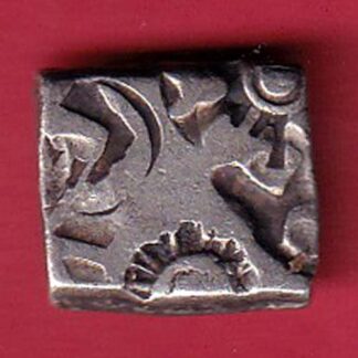 ANCIENT INDIA MAURYAN PERIOD MAGADH DYNASTY SILVER PUNCHMARK- FC6046
