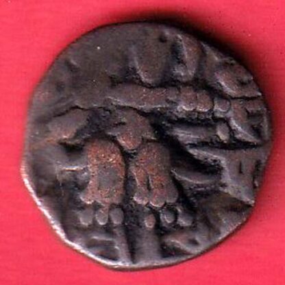 lohar of kashmir dida rani copper one drachma beautiful coin - FC6052 - Image 2