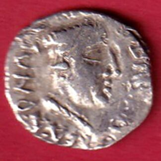 ANCIENT INDIA NAHAPAN DYNESTY KINGS PORTRAIT SILVER COIN– FC6121