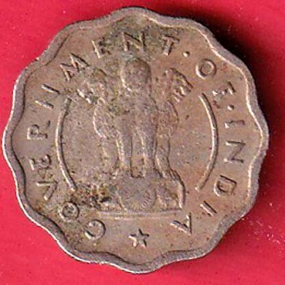 Government Of India 1954 One Anna Coin – FC6179 - Image 2