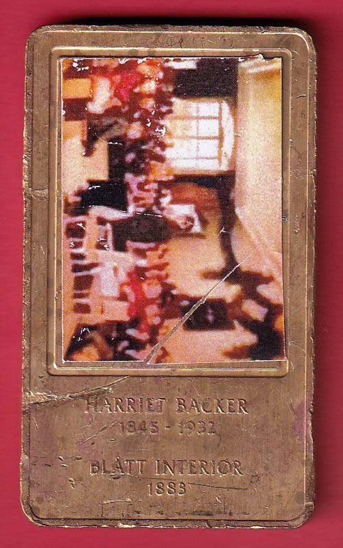 NIEU ISLAND ELIZABETH II  2 DOLLARS 2016 HARRIET BACKER 1945-1932 BLATT INTERIOR 1883  – FC6216