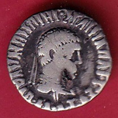 Indo-Greek Kingdom Apollodotus II 1 Drachma silver coin :- F8228