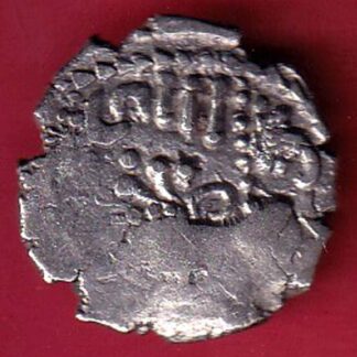 ANCIENT INDIA GADHAYA DYNASTY KING PORTRAIT COIN – F8249