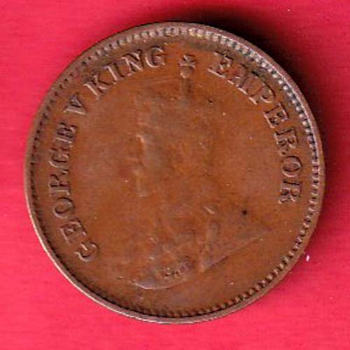 British India 1936 George V King Emperor Half Pice CoiN - F8206 - Image 2