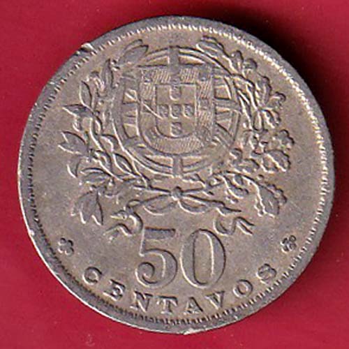 Portugal 50 centavos 1957 coin - FC6291 - Image 2