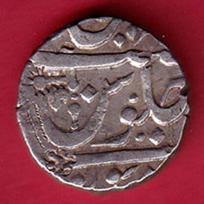 Maratha Conf. Shah Alam II Poona mint One Rupee silver coin- FC6309