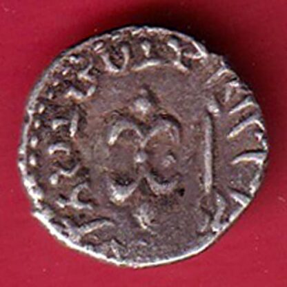 ANCIENT INDIA NAHAPAN DYNESTY KINGS PORTRAIT SILVER COIN– FC6378 - Image 2