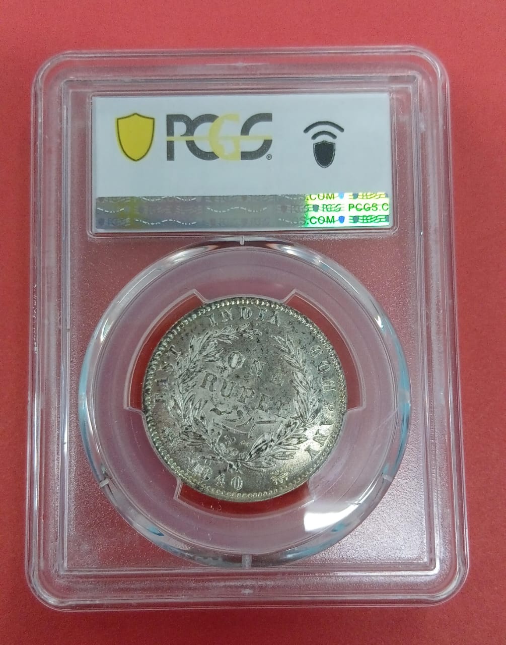 EAST INDIA COMPANY 1840 (C OR B) PCGS MS62 INDIA BRITISH SW-3.33 238833.62/49975039– FC6393