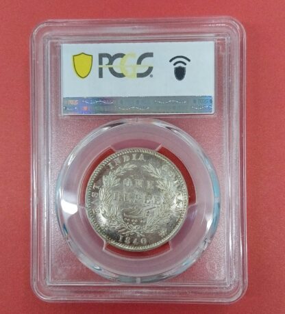 EAST INDIA COMPANY 1840 (C OR B) PCGS MS62 INDIA BRITISH SW-3.33 238833.62/49975020– FC6396